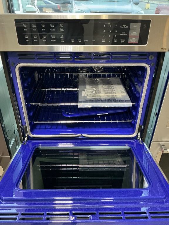 LG 9.4 cu. ft. Double Wall Oven Stainless Steel LWD3063ST