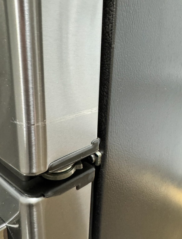 GE Profile 22.1 Cu. Ft. Counter-Depth Fingerprint Resistant French-Door Refrigerator with Hands-Free AutoFill Fingerprint Resistant Stainless Steel PYE22KYNFS