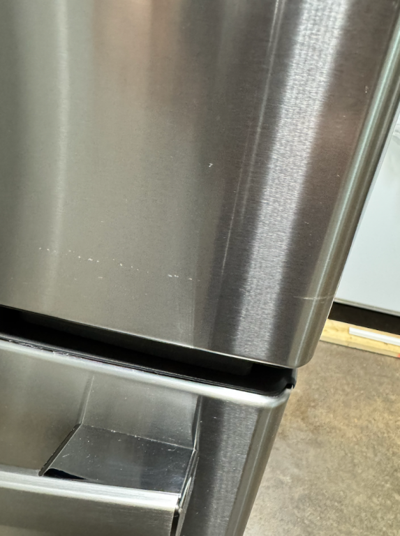 GE Profile 22.1 Cu. Ft. Counter-Depth Fingerprint Resistant French-Door Refrigerator with Hands-Free AutoFill Fingerprint Resistant Stainless Steel PYE22KYNFS
