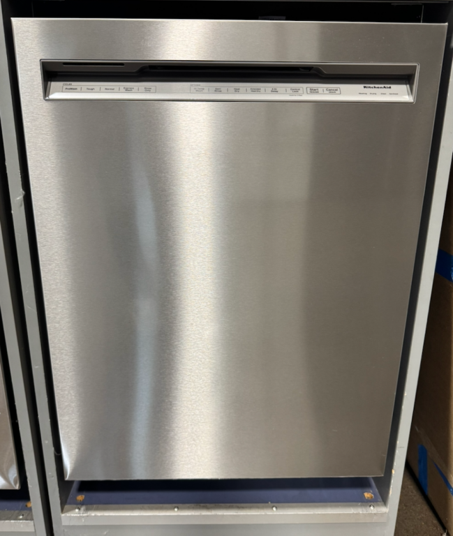 KitchenAid Third Level Utensil Rack Dishwasher with 30+ Total Wash Jets, 39 dBA Stainless Steel with PrintShield™ Finish KDFE204KPS