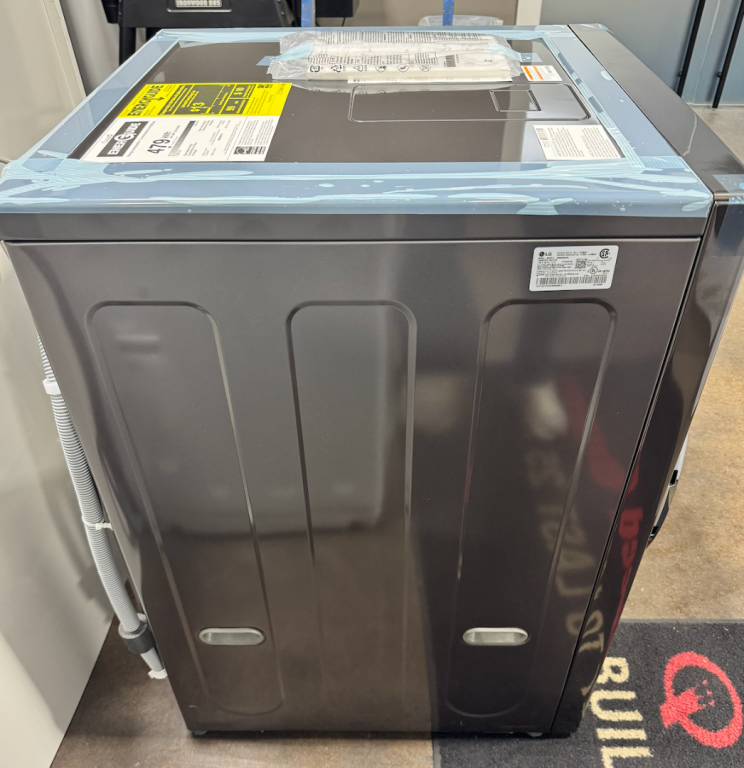 LG Ventless Washer/dryer Combo Washcombo™ All-in-one 5.0 Cu. Ft. Mega Capacity With Inverter Heatpump™ Technology And Direct Drive Motor Black Steel WM6998HBA