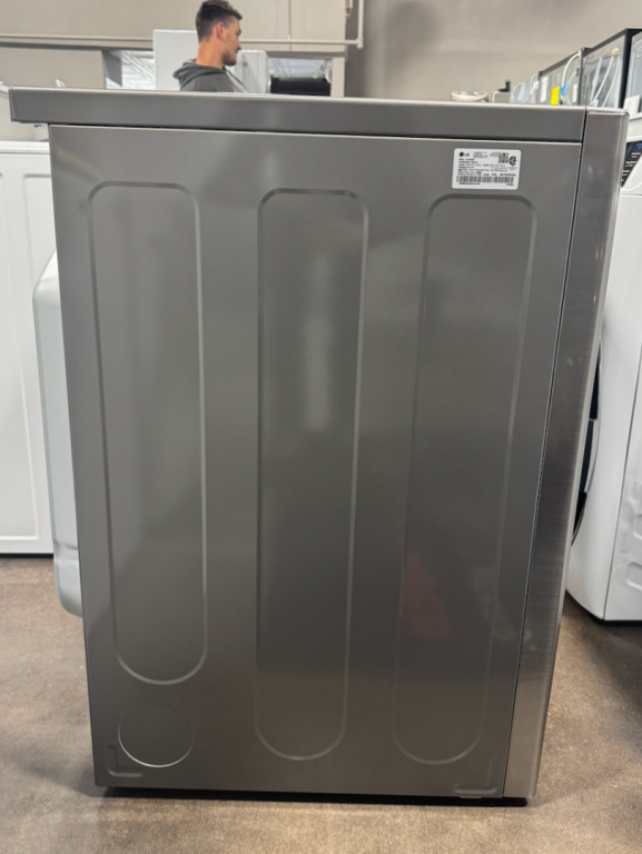 LG 7.4 Cu. Ft. Ultra Large Capacity Smart Front Load Electric Dryer With Turbosteam®, Ai Sensing And Hybrid Electronic Controls With Lcd Display Graphite Steel DLEX5800V