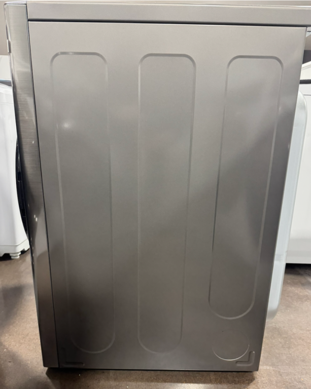 LG 7.4 Cu. Ft. Ultra Large Capacity Smart Front Load Electric Dryer With Turbosteam®, Ai Sensing And Hybrid Electronic Controls With Lcd Display Graphite Steel DLEX5800V