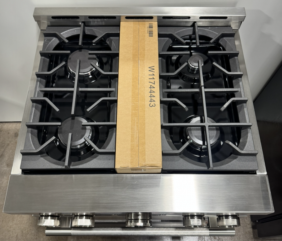 KitchenAid Kitchenaid® 30-inch 4 Burner Commercial-style Gas Range With No Preheat Air Fry Mode Stainless Steel KFGS930SSS
