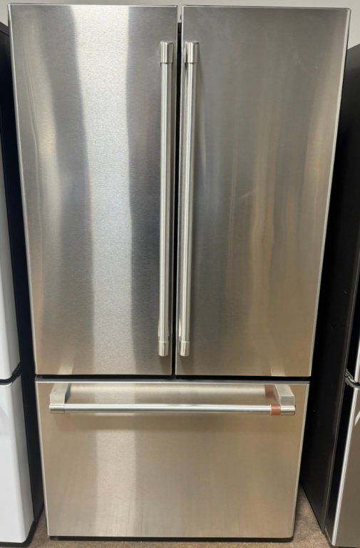 Cafe Café 23.1 Cu. Ft. Smart Counter-depth French-door Refrigerator Stainless Steel CWE23SP2MS1