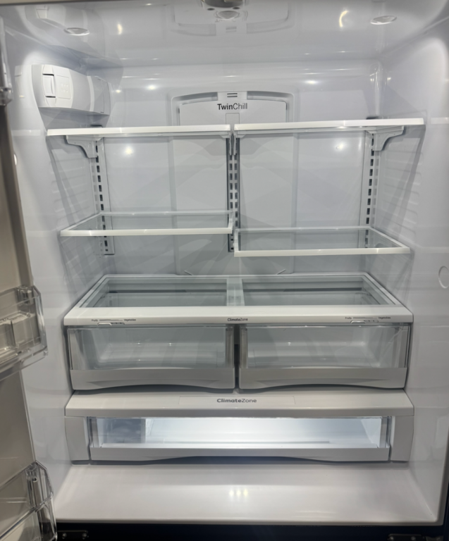 GE 22.1 Cu. Ft. Counter-Depth French-Door Refrigerator Fingerprint Resistant Black Slate GYE22GENDS