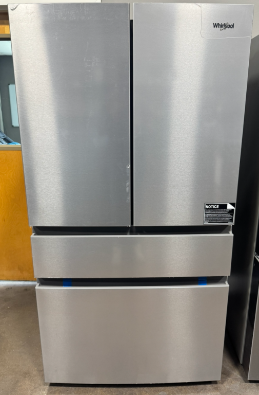 Whirlpool Whirlpool® 30 Cu. Ft. Family-Sized Capacity French Door Refrigerator with Flexible Temperature Drawer Fingerprint-Resistant Stainless Finish WRMF3336SZ