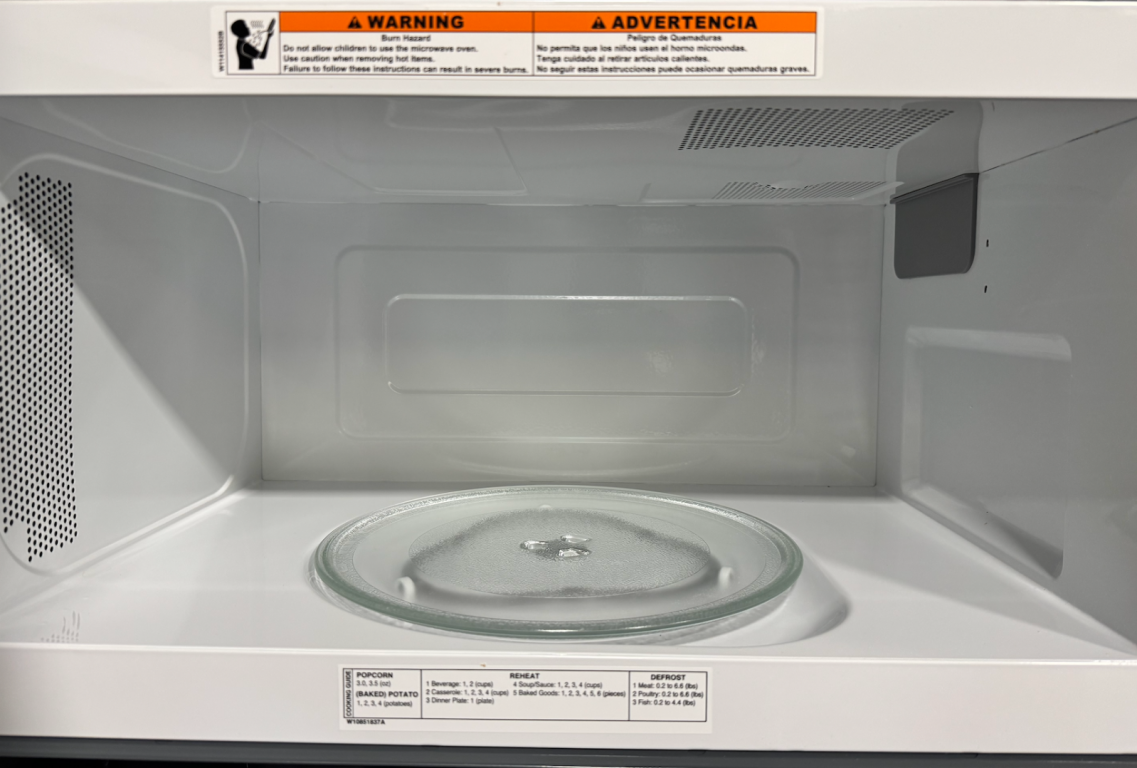 Amana 1.6 Cu. Ft. Over-the-Range Microwave with Add 0:30 Seconds Black-on-Stainless AMV2307PFS