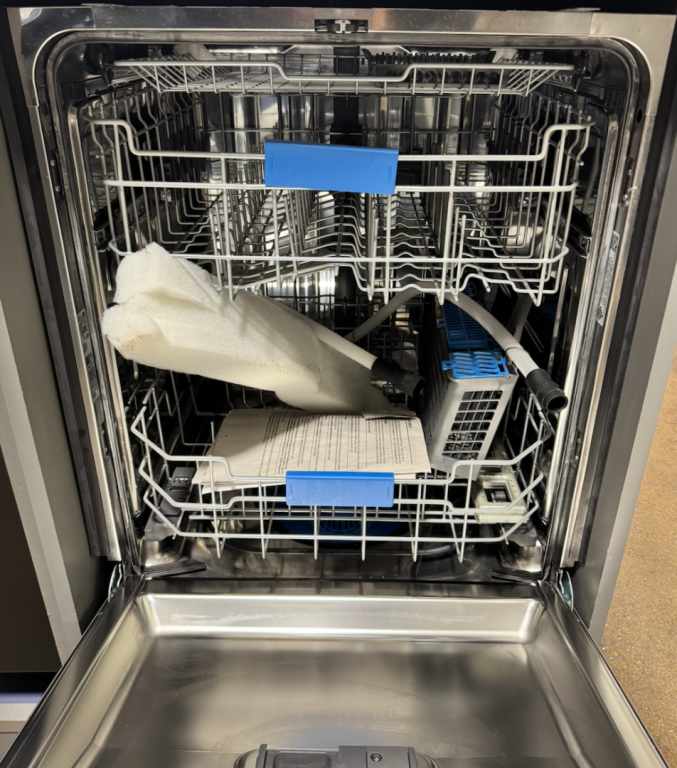 GE Profile Fingerprint Resistant Top Control Stainless Interior Dishwasher with Microban Antimicrobial Technology Fingerprint Resistant Stainless PDT715SYVFS