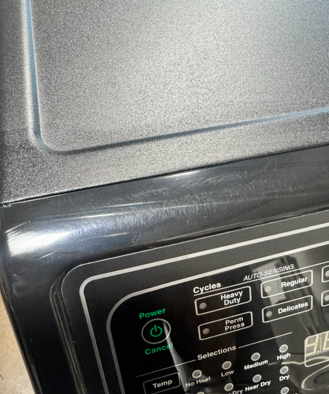 Speed Queen DF7 Sanitizing Electric Dryer with Front Control Matte Black DF7004BE