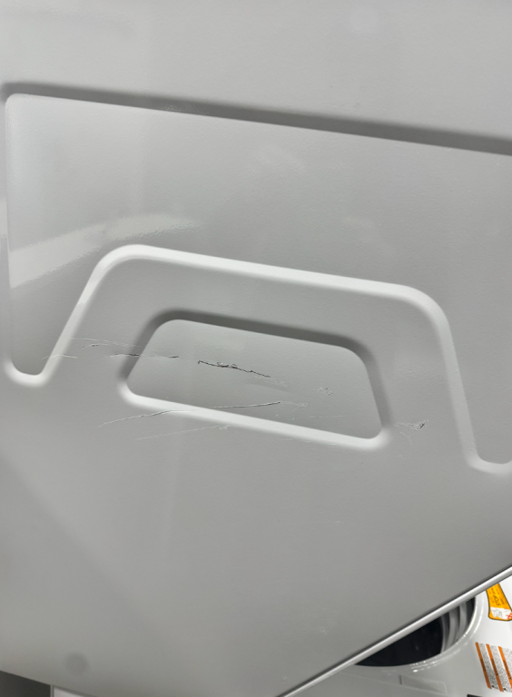 GE Unitized Spacemaker 3.8 cu. ft. Capacity Washer with Stainless Steel Basket and 5.9 cu. ft. Capacity Electric Dryer White on White GUD27ESSMWW