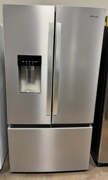 Whirlpool 36-inch Wide True Counter-Depth 3-Door French Door Refrigerator - 23.4 cu. ft. Fingerprint-Resistant Stainless Finish WRFC5036RZ