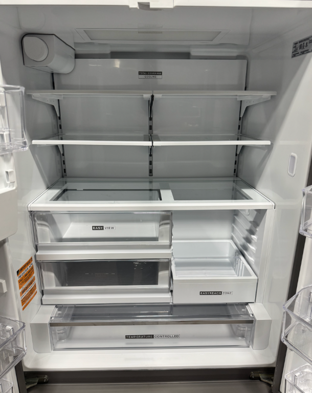 Whirlpool 36-inch Wide True Counter-Depth 3-Door French Door Refrigerator - 23.4 cu. ft. Fingerprint-Resistant Stainless Finish WRFC5036RZ
