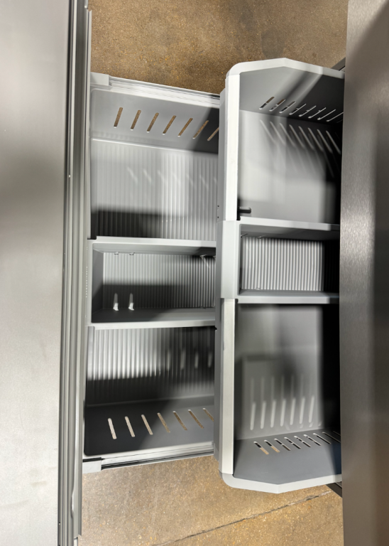 KitchenAid 29 Cu. Ft. French Door Refrigerator With Exterior Water And Ice And Freshchill™ Full-width Refrigerated Drawer PrintShield Stainless KRMF436SPS