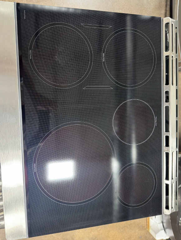 Cafe Café 30" Smart Slide-in, Front-control, Induction And Convection Double-oven Range Stainless Steel CHS950P2MS1, product image 5 of 7