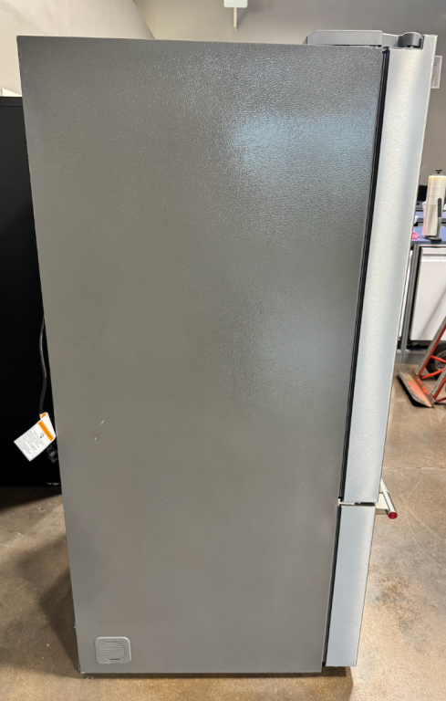 KitchenAid 30 Cu. Ft. 36-inch French Door Refrigerator With Exterior Water And Ice Dispenser And Wood-look Sliding Tray In Printshield® Finish PrintShield Stainless KRFF436SPS, product image 5 of 7