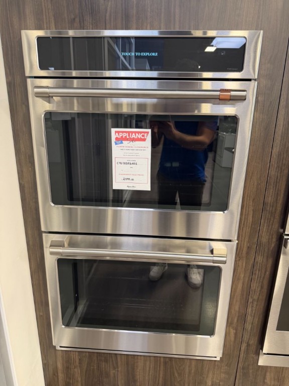 Cafe Café 30" Smart Double Wall Oven With Convection Stainless Steel CTD70DP2NS1, product image 1 of 2