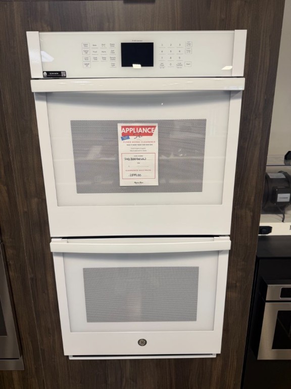 GE 27" Smart Built-In Double Wall Oven White JKD3000DNWW, product image 1 of 2