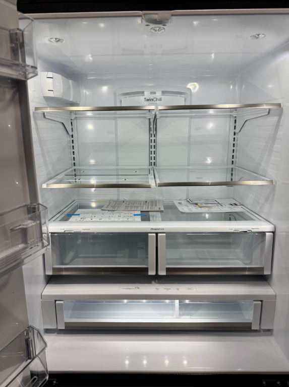 Cafe Café 27.7 Cu. Ft. Smart French-door Refrigerator With Hot Water Dispenser Matte Black CFE28TP3MD1, product image 6 of 28