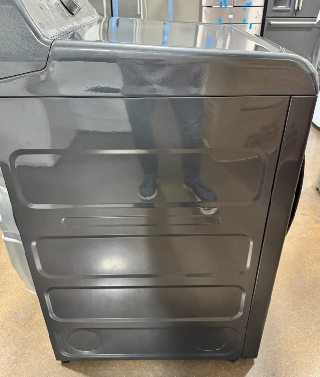 GE Profile 7.4 cu. ft. Capacity aluminized alloy drum Electric Dryer with Sanitize Cycle and Sensor Dry Diamond Gray PTD60EBPRDG, product image 2 of 25