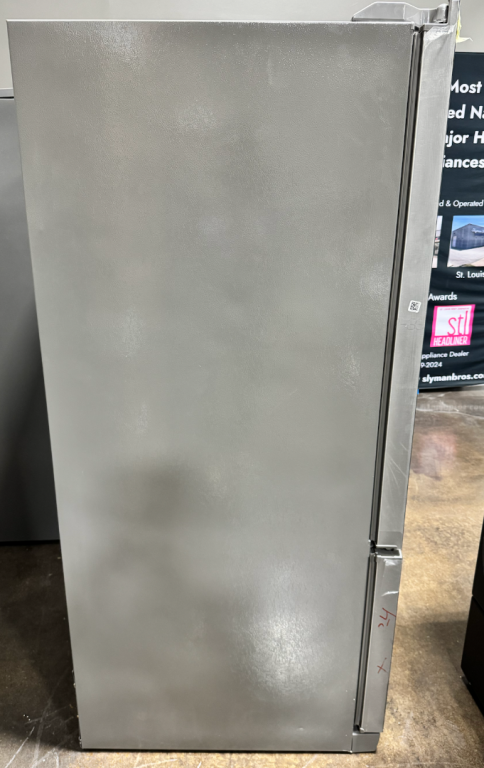 KitchenAid 26.8 Cu. Ft. Standard-Depth French Door Refrigerator with Exterior Ice and Water Dispenser Stainless Steel with PrintShield™ Finish KRFF577KPS, product image 3 of 17