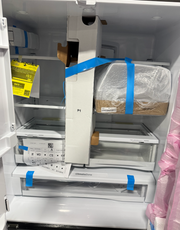 GE 22.1 Cu. Ft. Counter-Depth Fingerprint Resistant French-Door Refrigerator Fingerprint Resistant Stainless Steel GYE22GYNFS, product image 6 of 23